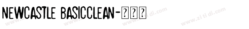 Newcastle BasicClean字体转换 Newcastle BasicClean字体转换